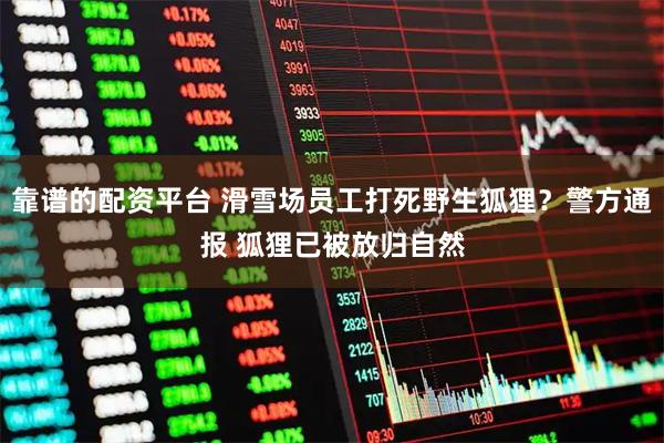 靠谱的配资平台 滑雪场员工打死野生狐狸？警方通报 狐狸已被放归自然